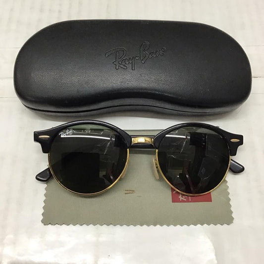 レイバン Ray-Ban めがね・サングラス サングラス RB4246 901 CLUBROUND CLASSIC ロゴ、文字 黒 / ブラック /  メンズ USED 古着 中古 10114316