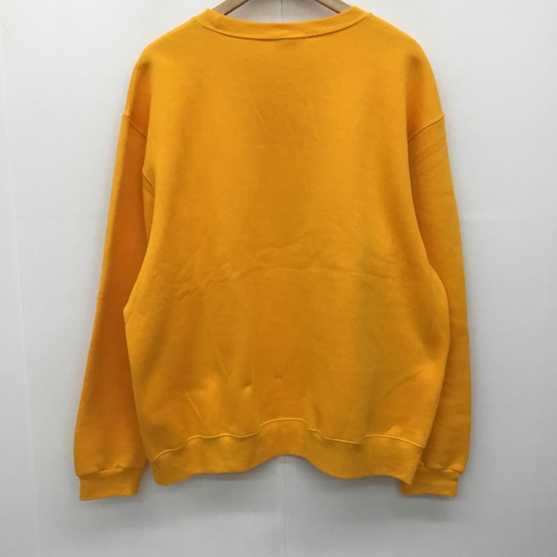 ソフィー SOFFE トレーナー 長袖 米陸軍　U.S.ARMY XL ロゴ、文字 黄 / イエロー /  メンズ USED 古着 中古 10142522