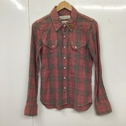 レミ レリーフ REMI RELIEF シャツ、ブラウス 長袖 長袖シャツ チェックシャツ カラーシャツ S チェック マルチカラー / マルチカラー /  レディース USED 古着 中古 10136449