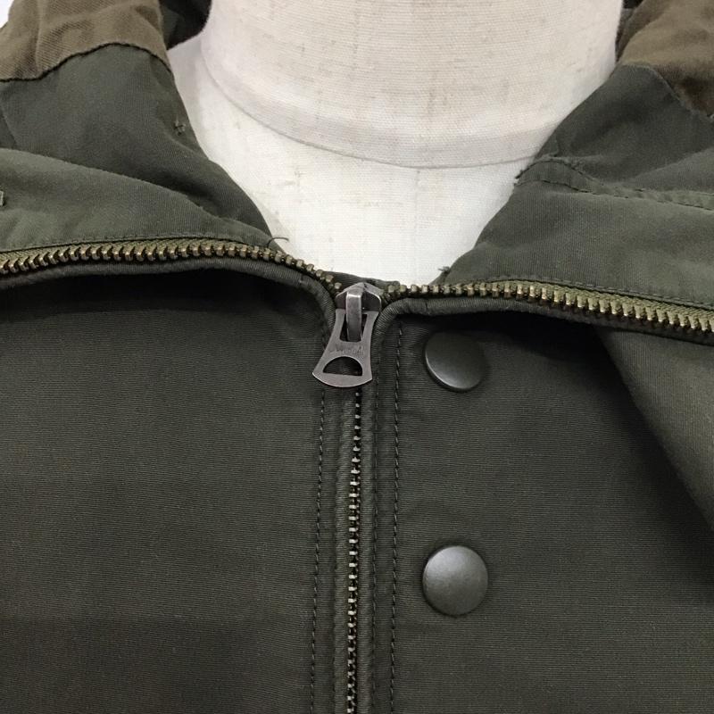 ユナイテッドアローズグリーンレーベルリラクシング UNITED ARROWS green label relaxing ジャケット、上着 ジャンパー、ブルゾン 3225-186-2234 フーディージャケット L 無地 カーキ / カーキ /  メンズ USED 古着 中古 10123558