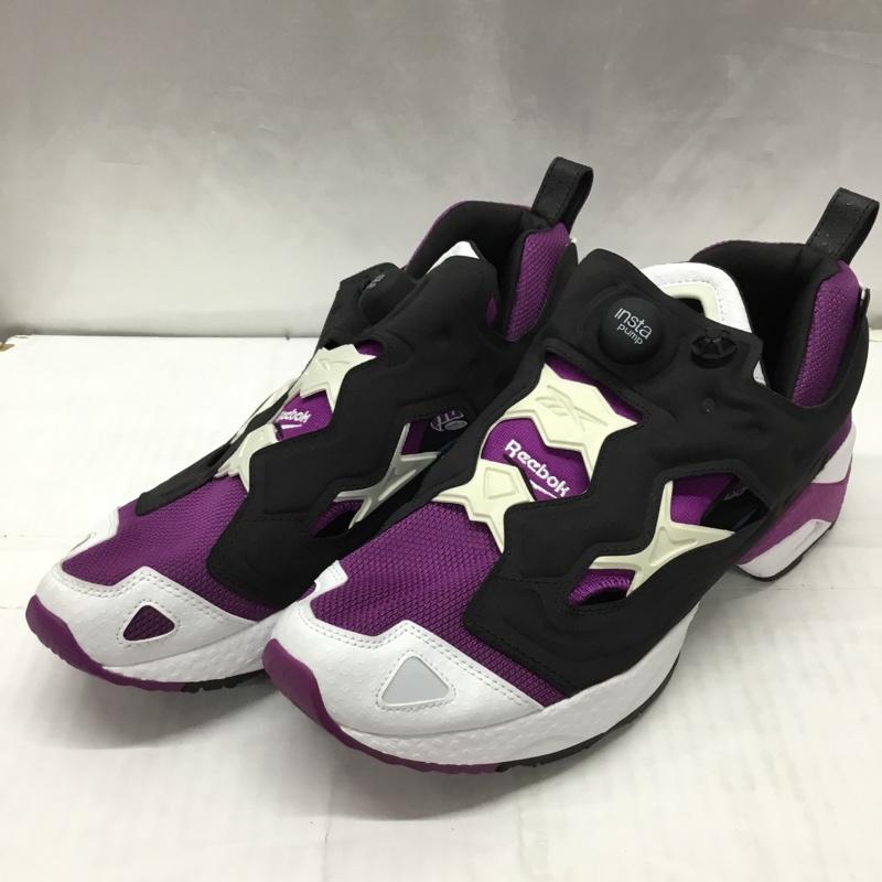 リーボック Reebok スニーカー スニーカー GX2662 INSTAPUMP FURY 95 28cm 28.0cm ロゴ、文字 白 / ホワイト / X 黒 / ブラック / X 紫 / パープル /  メンズ USED 古着 中古 10119899