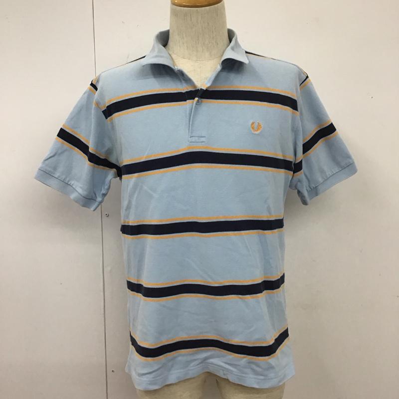 フレッドペリー FRED PERRY ポロシャツ 半袖 半袖ポロシャツ カラーシャツ 半袖カットソー M ロゴ、文字 マルチカラー / マルチカラー /  メンズ USED 古着 中古 10110419