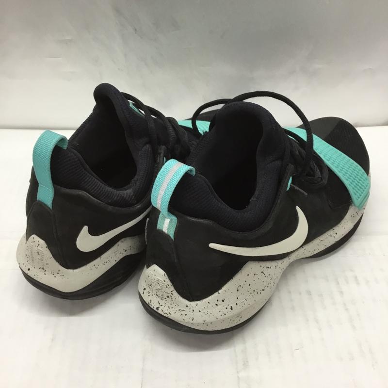 ナイキ NIKE スニーカー スニーカー 878628-002 PG1EP 27.5cm 27.5cm ワンポイント 黒 / ブラック / X 水色 / ライトブルー /  メンズ USED 古着 中古 10107581