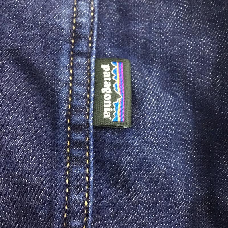 パタゴニア patagonia シャツ、ブラウス 長袖 長袖シャツ 無地シャツ カラーシャツ デニムシャツ L 無地 インディゴ / インディゴ /  メンズ USED 古着 中古 10134701