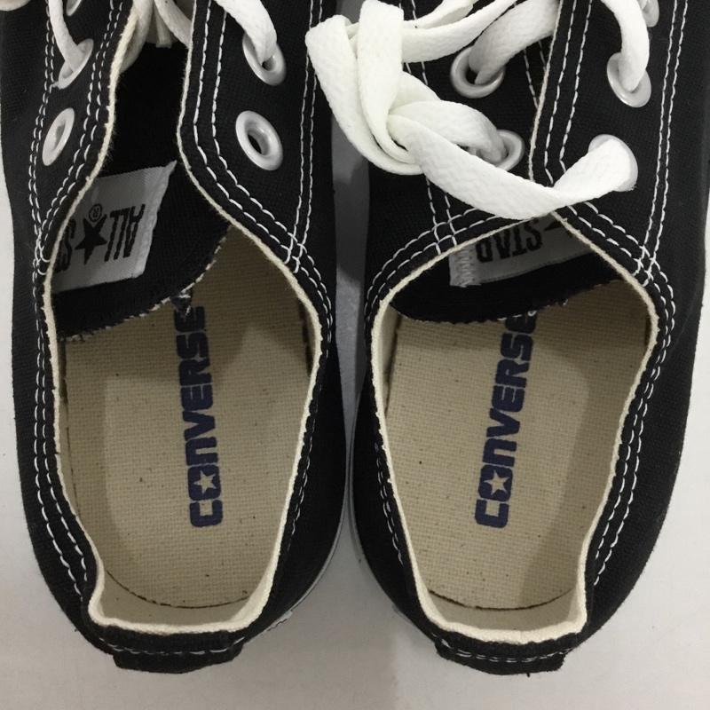 コンバース CONVERSE スニーカー スニーカー M9166 ALL STAR OX ローカット 25.5cm 箱有 25.5cm ロゴ、文字 黒 / ブラック /  メンズ USED 古着 中古 10148853
