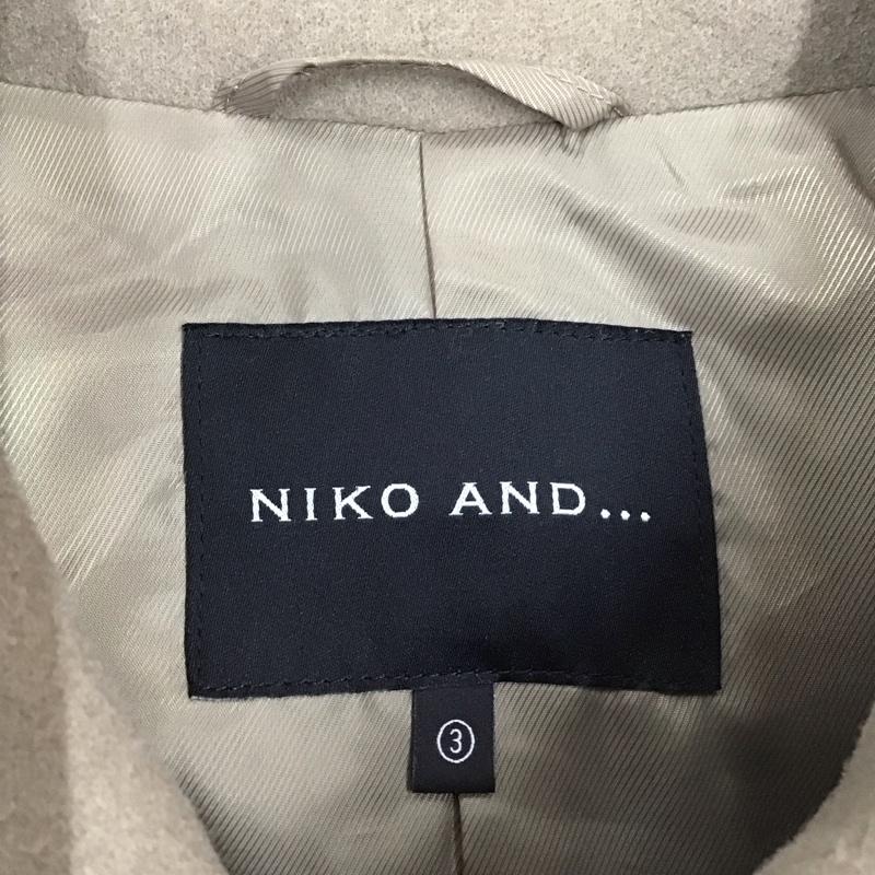 ニコアンド niko and... ジャケット、上着 ジャケット、ブレザー 長袖ジャケット カラージャケット ポケットジャケット 3 無地 茶 / ブラウン /  メンズ USED 古着 中古 10114401