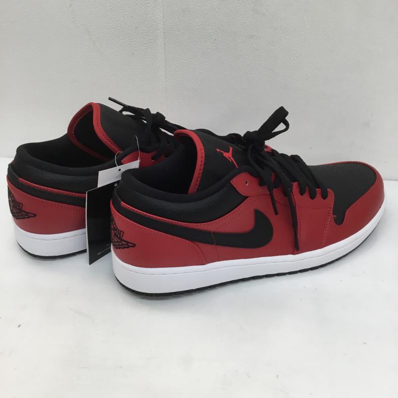 ナイキ NIKE スニーカー スニーカー AIR JORDAN 1 LOW エア ジョーダン 1 ロー ジムレッド 553558-605 タグ付 28.5cm ロゴ、文字 黒 / ブラック / X 赤 / レッド /  メンズ USED 古着 中古 10107075