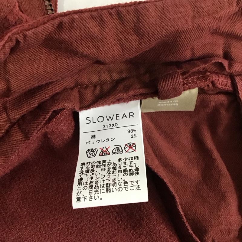 インコテックス INCOTEX パンツ チノパン コーデュロイパンツ センタータックパンツ スリムパンツ 34 無地 えんじ / ワインレッド /  メンズ USED 古着 中古 10111644