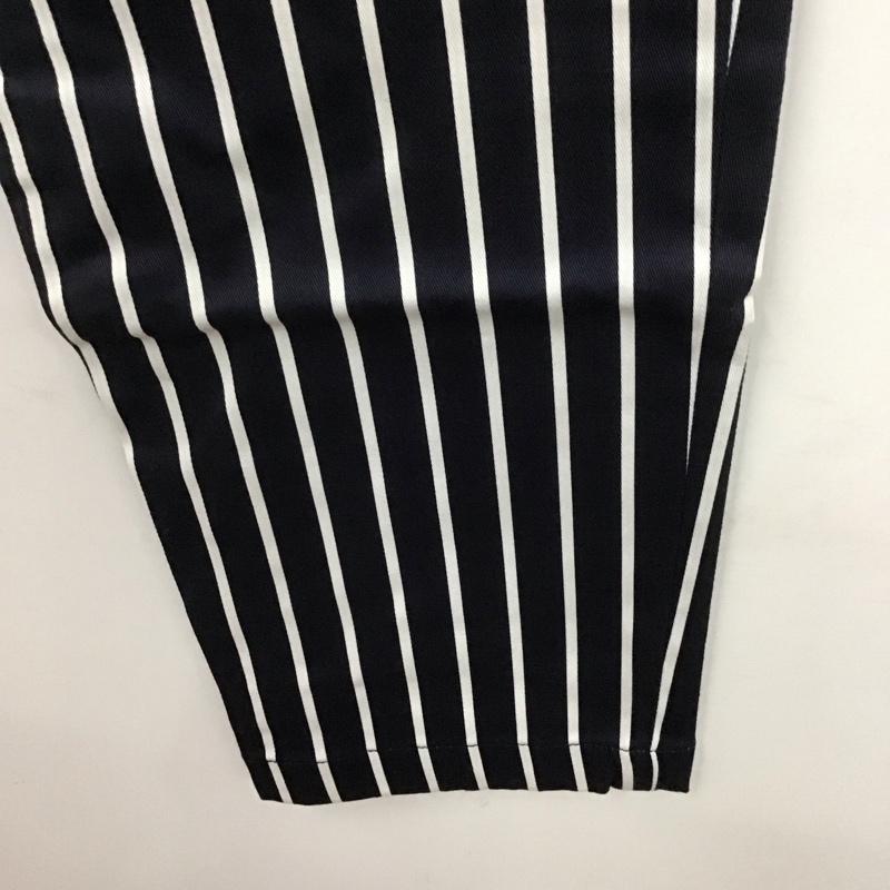 ナノユニバース nano・universe パンツ デニム、ジーンズ ストライプパンツ スリムパンツ ストレッチパンツ カジュアルパンツ M ストライプ 白 / ホワイト / X 紺 / ネイビー /  メンズ USED 古着 中古 10107457