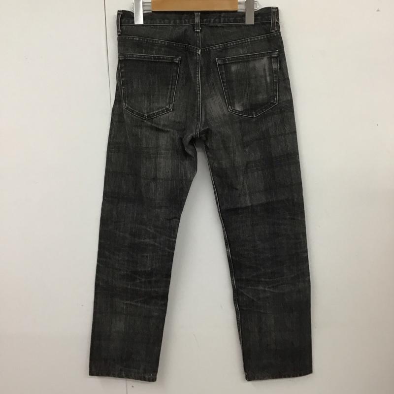 スペルバウンド SPELLBOUND パンツ デニム、ジーンズ デニムパンツ ストレートパンツ ワイドパンツ カジュアルパンツ M プリント 黒 / ブラック /  メンズ USED 古着 中古 10113118