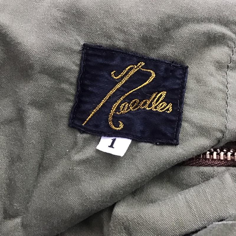 ニードルス Needles パンツ ワークパンツ、ペインターパンツ ミリタリーパンツ ワイドパンツ カジュアルパンツ 1 無地 カーキ / カーキ /  レディース USED 古着 中古 10146428