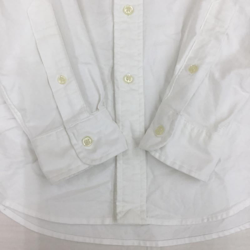 ポロラルフローレン POLO RALPH LAUREN シャツ、ブラウス 長袖 S ロゴ、文字 X 刺繍 白 / ホワイト /  メンズ USED 古着 中古 10143640