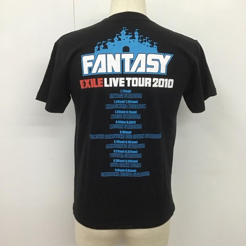 古着 USED Tシャツ 半袖 半袖カットソー クルーネックカットソー EXILEツアーTシャツ プリントTシャツ S ロゴ、文字 黒 / ブラック /  メンズ USED 古着 中古 10107130