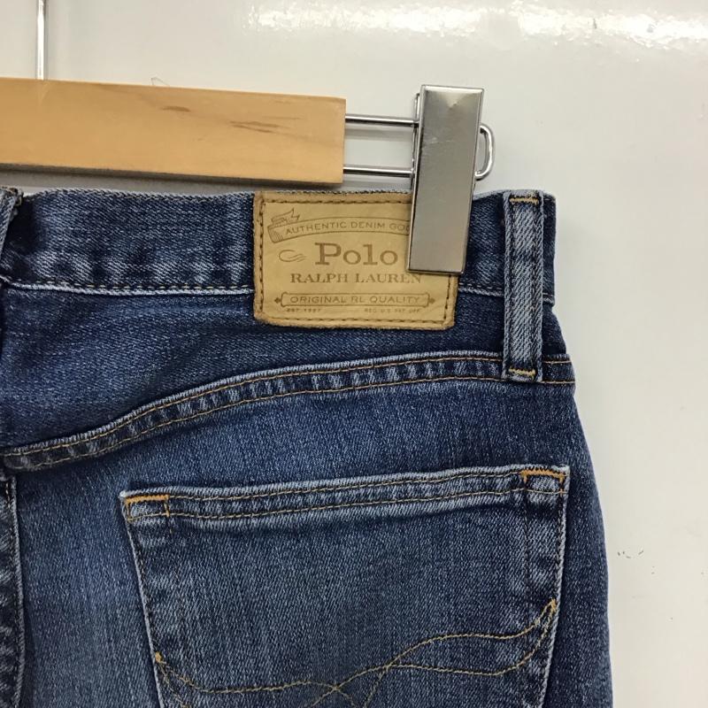 ポロラルフローレン POLO RALPH LAUREN パンツ デニム、ジーンズ デニムパンツ スリムパンツ カジュアルパンツ ストレッチパンツ 28インチ 無地 インディゴ / インディゴ /  メンズ USED 古着 中古 10149955