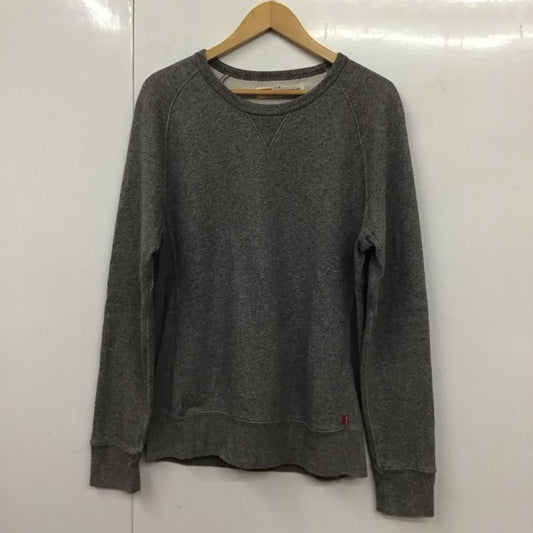リーバイス Levi s トレーナー 長袖 長袖トレーナー スウェット クルーネック プルオーバー S 無地 灰 / グレー /  メンズ USED 古着 中古 10131964