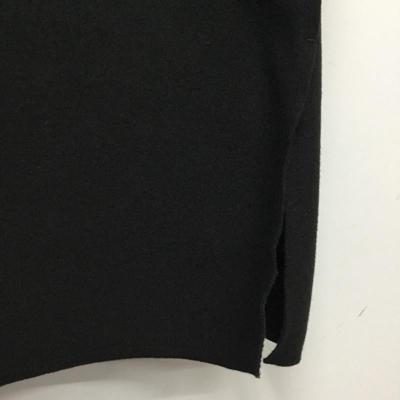 ショコラ フィネ ローブ chocol raffine robe ワンピース ロングスカート 6a07l0h0300 圧縮フェイクウールジャンスカ ロングスカート ノースリーブ FREE 無地 黒 / ブラック /  レディース USED 古着 中古 10119025