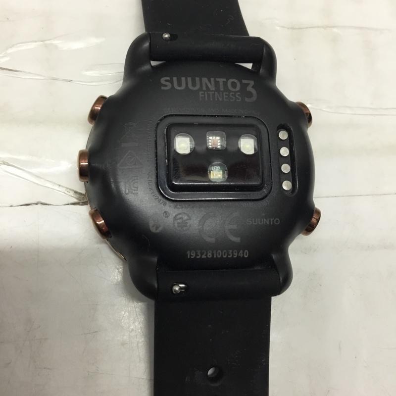 スント SUUNTO 腕時計 デジタル Suunto 3 FITNESS フィットネスウォッチ 箱有 ロゴ、文字 黒 / ブラック /  メンズ USED 古着 中古 10114850