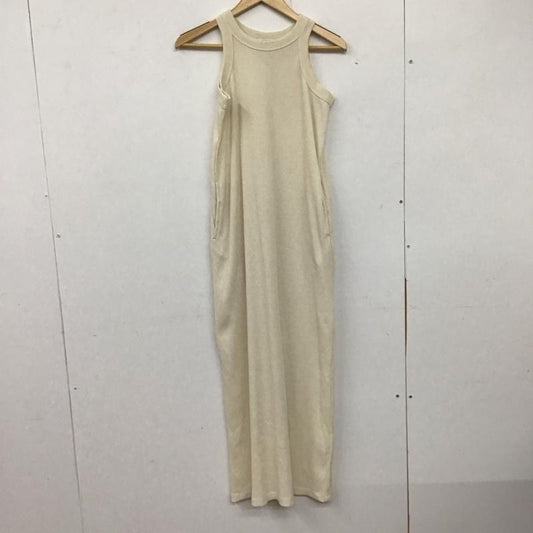 フリークスストア FREAK S STORE ワンピース ロングスカート ノースリーブロングワンピース フレアスカート FREE 無地 アイボリー / アイボリー /  レディース USED 古着 中古 10138354