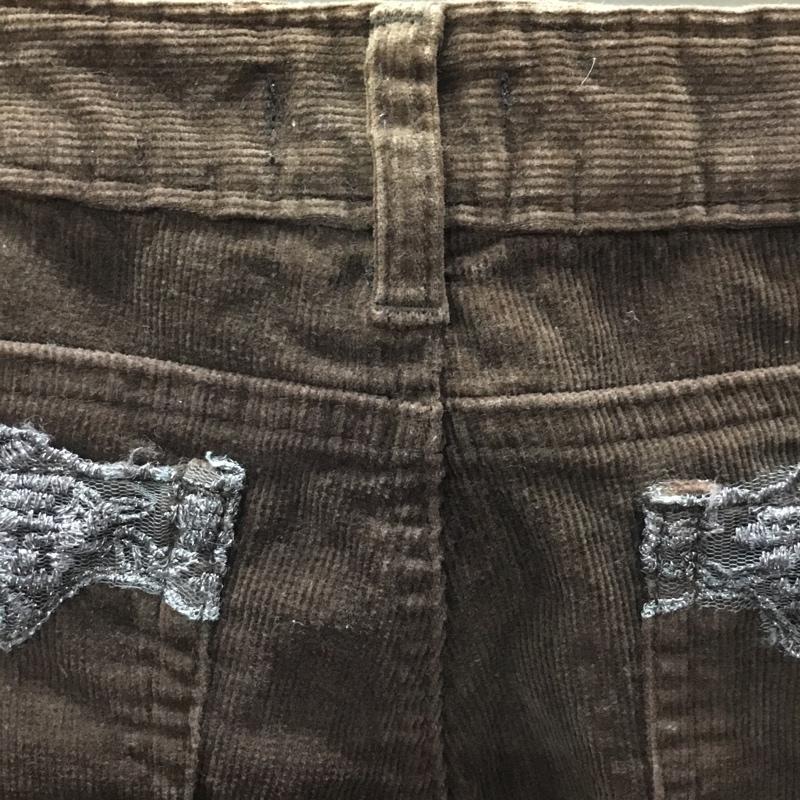 リズリサ LIZ LISA パンツ ショートパンツ ショートパンツ ハーフパンツ カジュアルパンツ コーデュロイパンツ M 無地 茶 / ブラウン /  メンズ USED 古着 中古 10114256