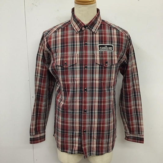 クラクト CLUCT シャツ、ブラウス 長袖 ボタンダウン ワークシャツ ワッペン L チェック マルチカラー / マルチカラー /  メンズ USED 古着 中古 10121374