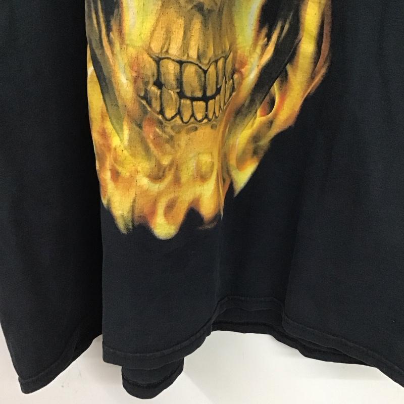 古着 USED Tシャツ 半袖 半袖カットソー プリントTシャツ クルーネックカットソー プリント ダークグレー / ダークグレー /  メンズ USED 古着 中古 10147272