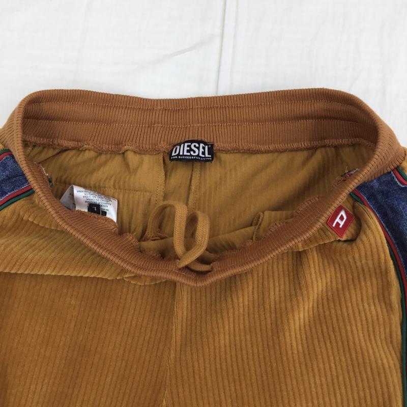 ディーゼル DIESEL ボトムス ボトムス コーデュロイ　トラックパンツ L ロゴ、文字 茶 / ブラウン /  メンズ USED 古着 中古 10134245