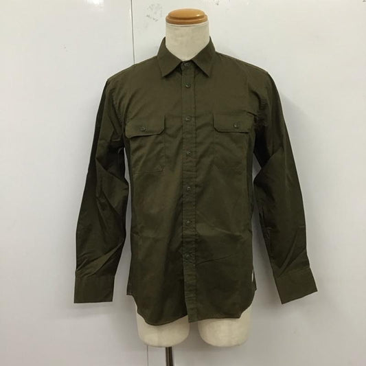 ディッキーズ Dickies シャツ、ブラウス 長袖 131M20WD01 ワークシャツ L ワンポイント カーキ / カーキ /  メンズ USED 古着 中古 10122159