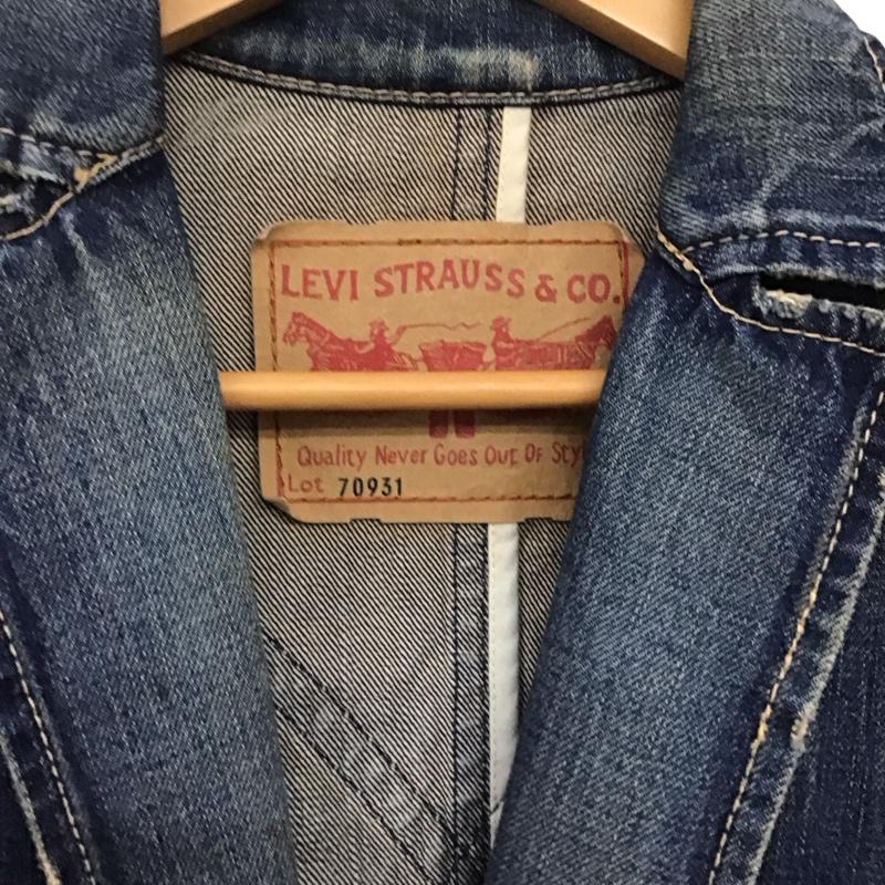 リーバイストラウスアンドコー Levi Strauss & co. ジャケット、上着 ジャケット、ブレザー デニムジャケット Gジャン アウター カジュアルジャケット 無地 インディゴ / インディゴ /  メンズ USED 古着 中古 10141489
