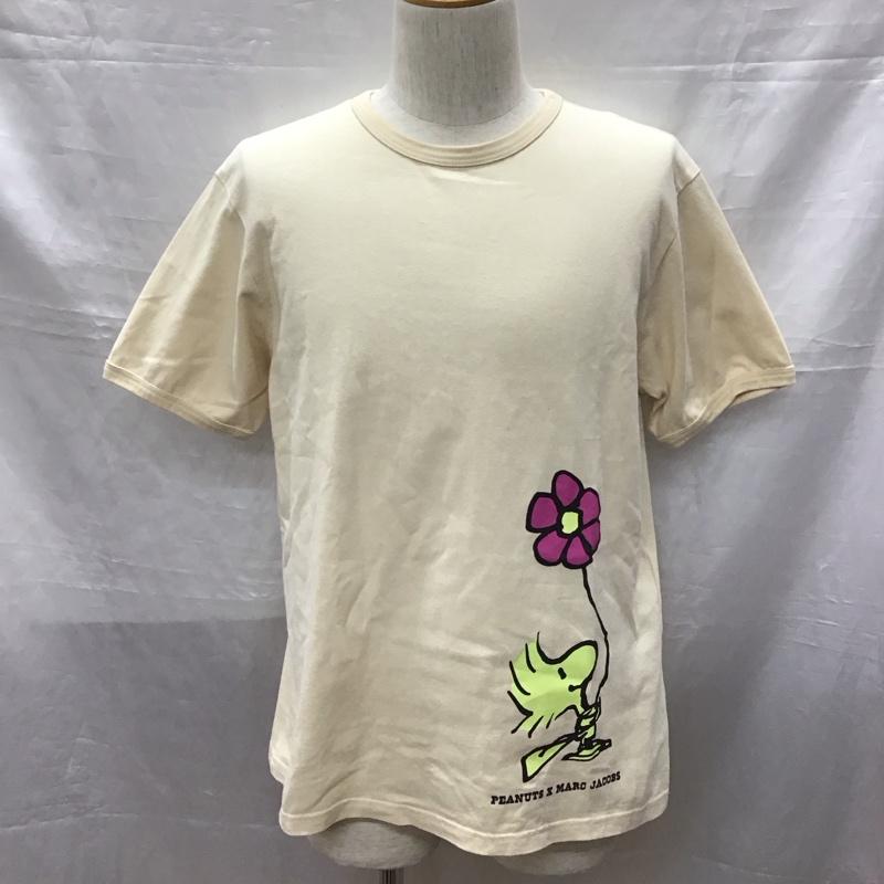 マークジェイコブス MARCJACOBS Tシャツ 半袖 半袖カットソー プリントTシャツ クルーネックカットソー S プリント ベージュ / ベージュ /  メンズ USED 古着 中古 10118401
