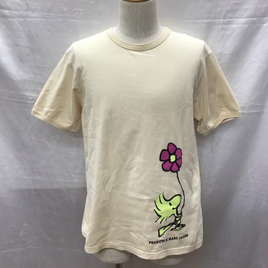 マークジェイコブス MARCJACOBS Tシャツ 半袖 半袖カットソー プリントTシャツ クルーネックカットソー S プリント ベージュ / ベージュ /  メンズ USED 古着 中古 10118401