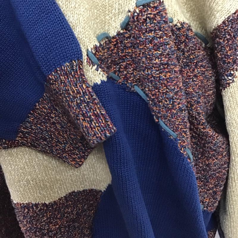 ザラ ZARA ニット、セーター 長袖 XL  マルチカラー / マルチカラー /  レディース USED 古着 中古 10119775