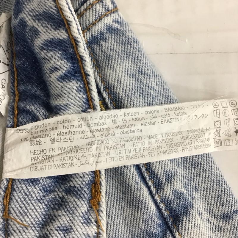 ザラ ZARA パンツ デニム、ジーンズ ハイウエスト ハイライズ 無地 青 / ブルー /  レディース USED 古着 中古 10116497