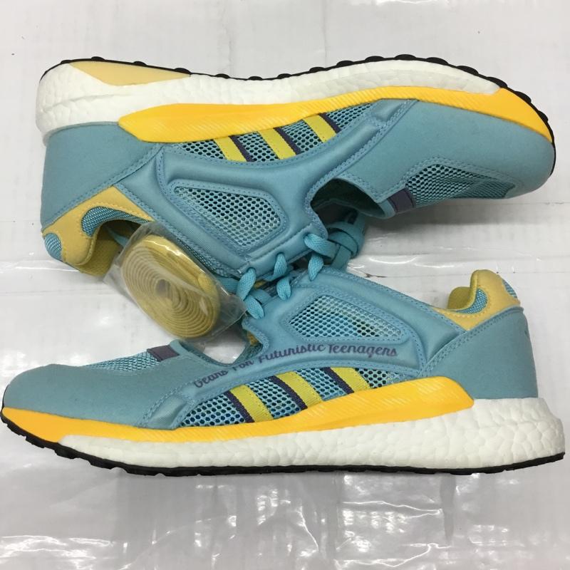 アディダス adidas スニーカー スニーカー GX7917 EQT RACING HM 28cm 箱有 HUMAN MADE 28.0cm ワンポイント 水色 / ライトブルー / X 黄 / イエロー /  メンズ USED 古着 中古 10107863