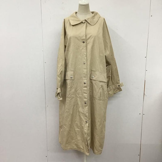 エヘカソポ ehka sopo コート コート一般 1303862 ロング丈 FREE 無地 ベージュ / ベージュ /  レディース USED 古着 中古 10122459
