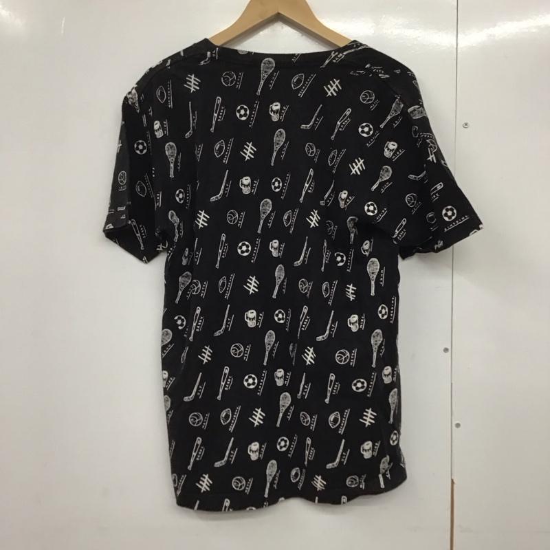 アンディフィーテッド UNDEFEATED Tシャツ 半袖 半袖カットソー プリントTシャツ クルーネックカットソー M プリント 黒 / ブラック /  メンズ USED 古着 中古 10141735