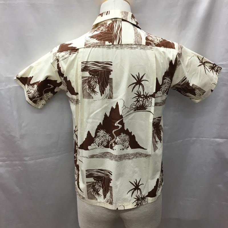 サンサーフ SUN SURF シャツ、ブラウス 半袖 アロハシャツ XS 総柄 アイボリー / アイボリー /  メンズ USED 古着 中古 10108693