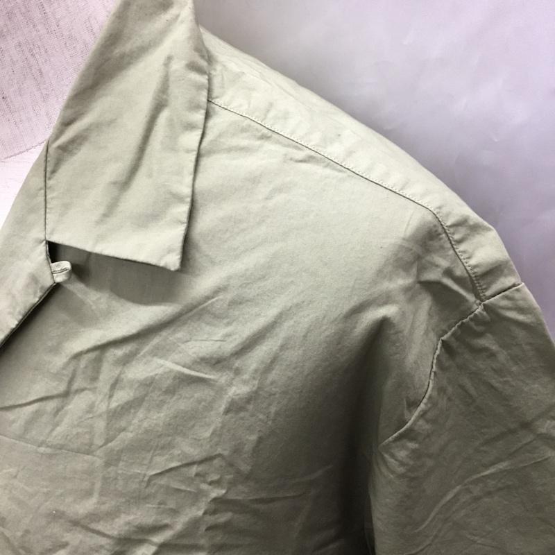 ユナイテッドアローズ UNITED ARROWS シャツ、ブラウス 半袖 1116-149-0191 半袖シャツ カラーシャツ カジュアルシャツ L 無地 カーキ / カーキ /  メンズ USED 古着 中古 10109421