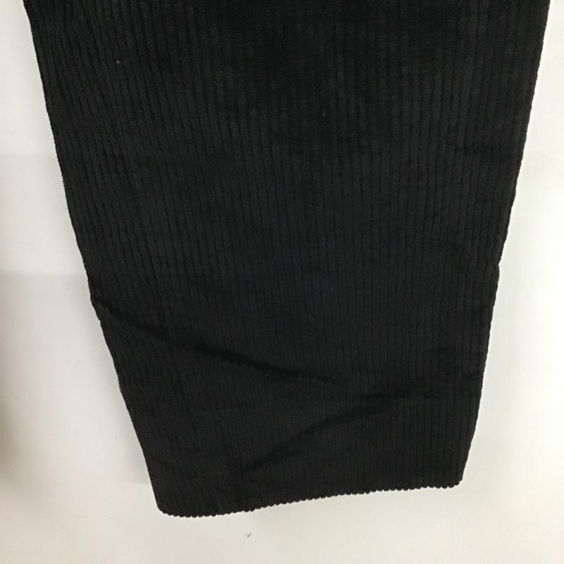 エンポリオアルマーニ EMPORIO ARMANI パンツ スラックス ワイドパンツ コーデュロイパンツ カジュアルパンツ スラックス 48 無地 黒 / ブラック /  メンズ USED 古着 中古 10105572