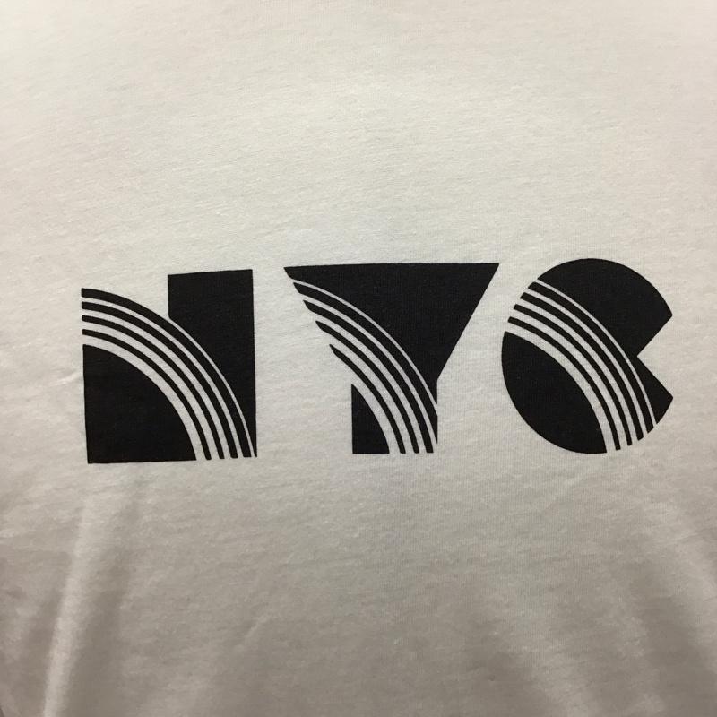 サタデーズサーフニューヨークシティー SATURDAYS SURF NYC Tシャツ 半袖 半袖カットソー プリントTシャツ クルーネックカットソー M プリント 白 / ホワイト /  メンズ USED 古着 中古 10114118