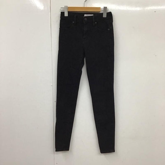 マウジー MOUSSY パンツ デニム、ジーンズ 250gss12-003j アパーフェクトデニムエアー3 タイトパンツ ストレッチパンツ XS 無地 黒 / ブラック /  レディース USED 古着 中古 10119477