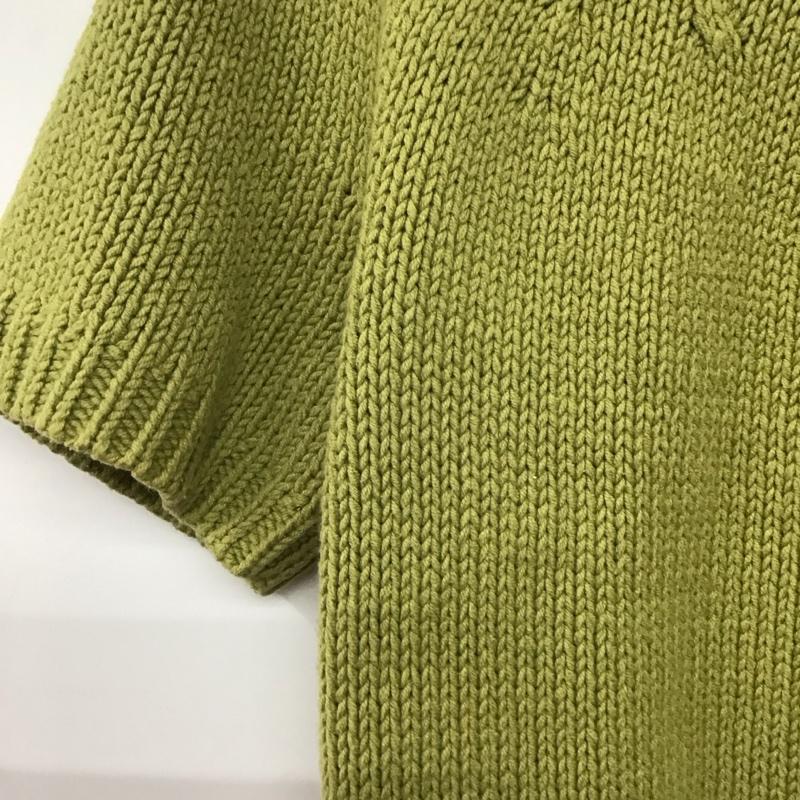 バーバリーロンドン Burberry London ニット、セーター 半袖 半袖ニットカットソー クルーネック セーター FREE 無地 緑 / グリーン /  レディース USED 古着 中古 10142451