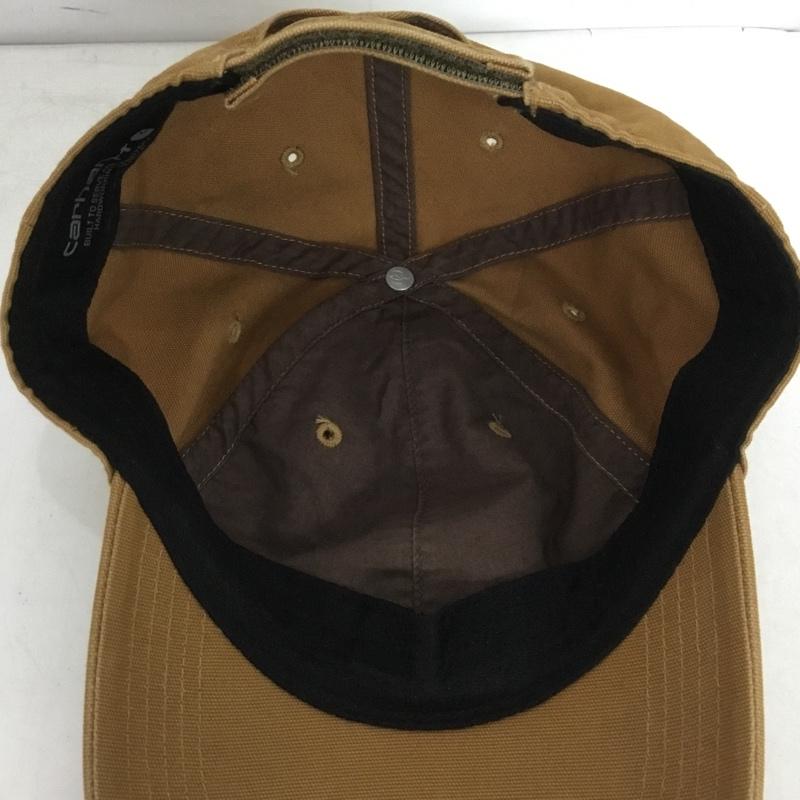カーハート Carhartt 帽子 キャップ 6パネル ロゴ、文字 茶 / ブラウン /  メンズ USED 古着 中古 10149872