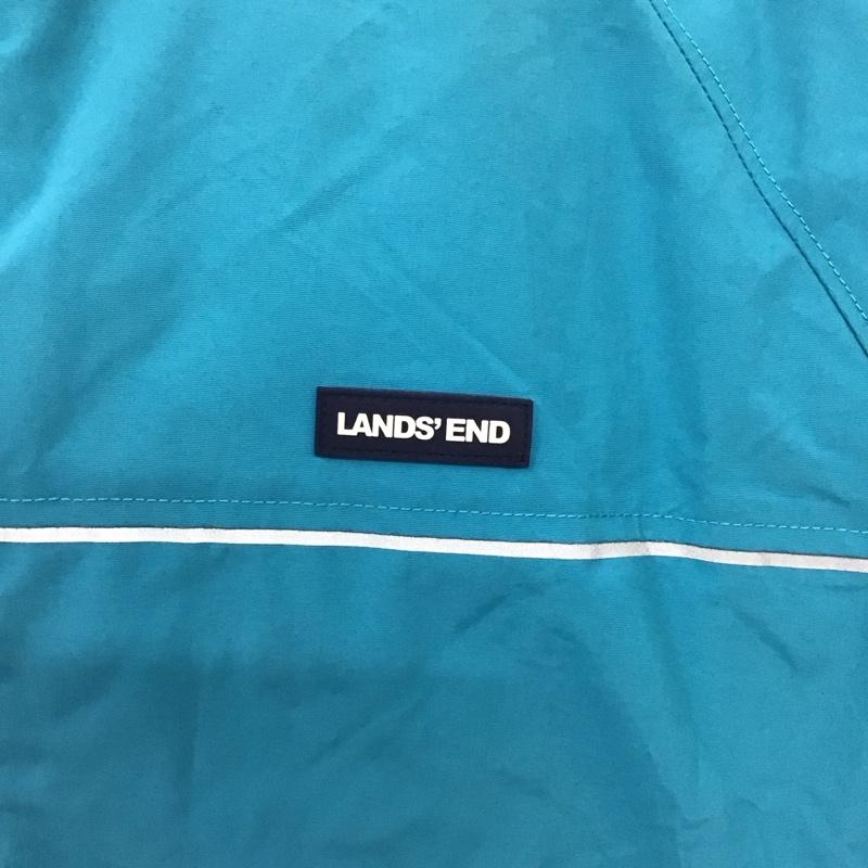 ランズエンド LANDS END ジャケット、上着 ジャンパー、ブルゾン ジップアップジャケット ジャンパー ジャケット カジュアルジャケット アウター L ロゴ、文字 青 / ブルー /  メンズ USED 古着 中古 10116013
