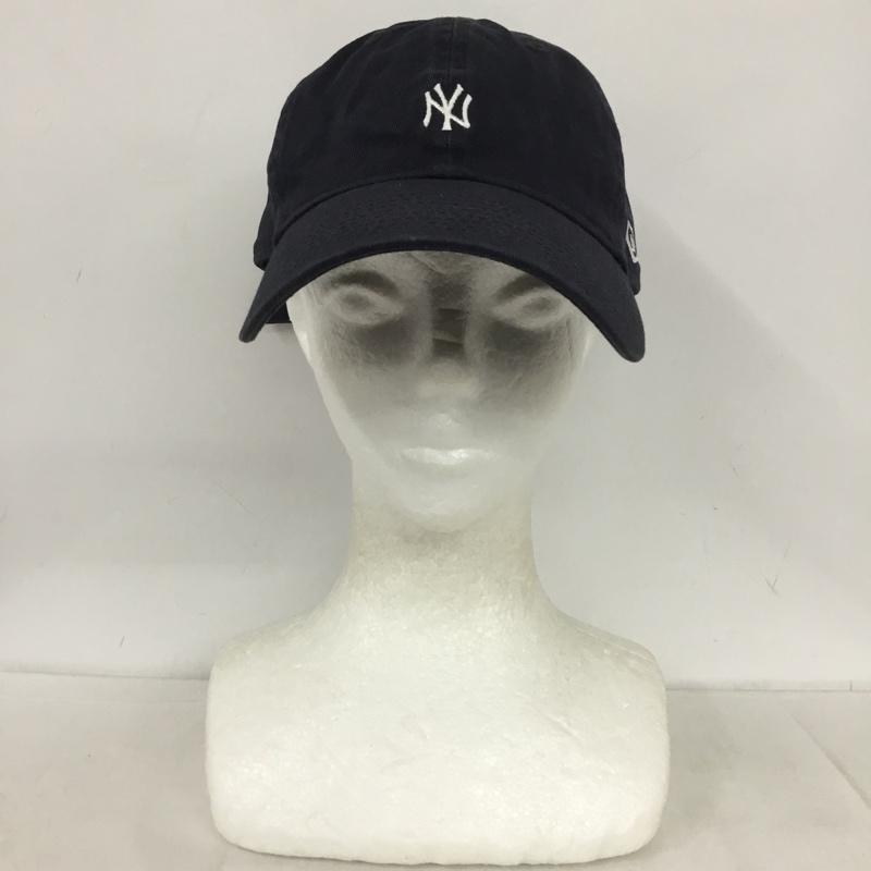 ニューエラ NEW ERA 帽子 キャップ 9TWENTY NY コットン ロゴ、文字 紺 / ネイビー /  メンズ USED 古着 中古 10133543