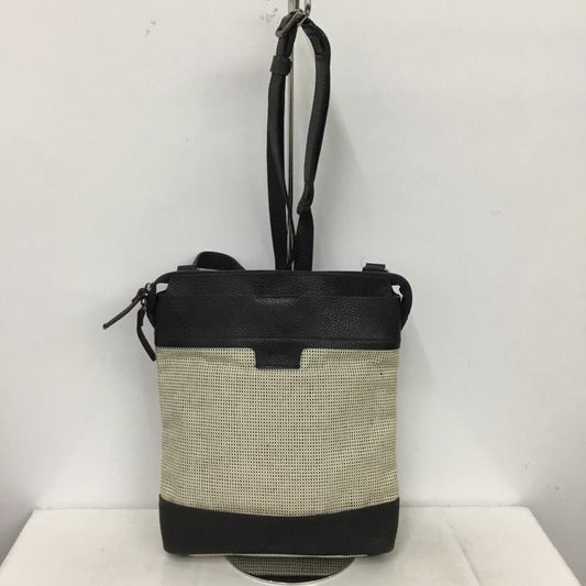 ゲンテン genten ショルダーバッグ ショルダーバッグ レザー ロゴ、文字 紺 / ネイビー /  レディース USED 古着 中古 10147728