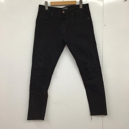 ザラ ZARA パンツ デニム、ジーンズ 42インチ 無地 黒 / ブラック /  メンズ USED 古着 中古 10149728