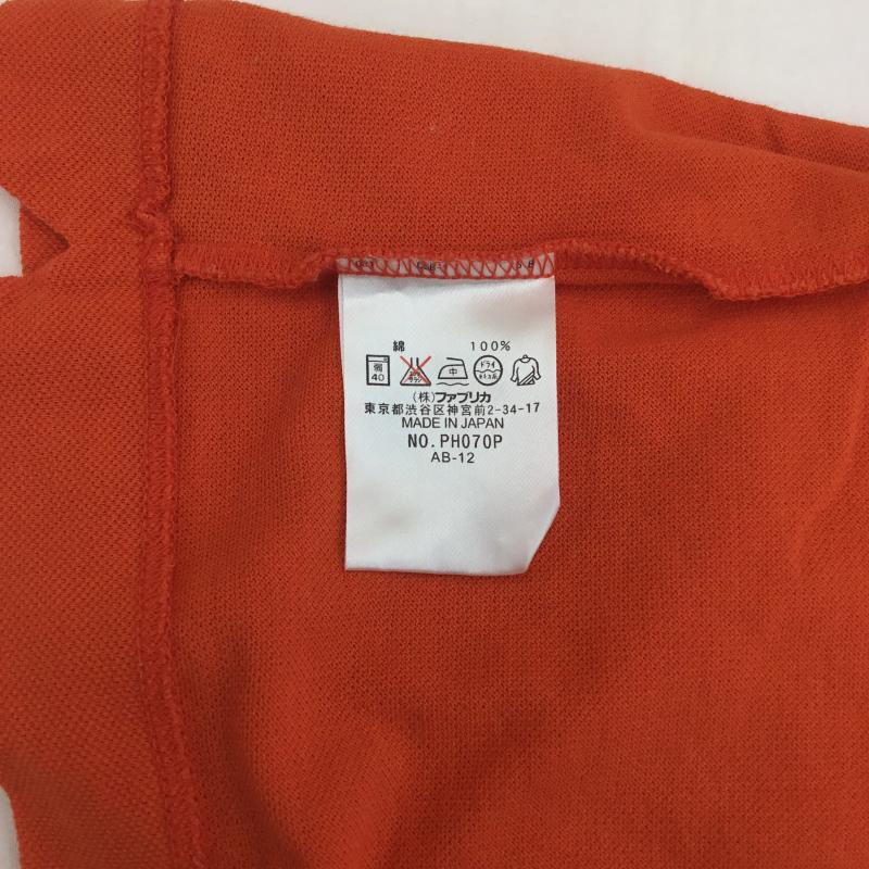 ラコステ LACOSTE ポロシャツ 半袖 LACOSTE ポロシャツ　NO.PH070P 3 ワンポイント X ロゴ、文字 橙 / オレンジ /  メンズ USED 古着 中古 10128708