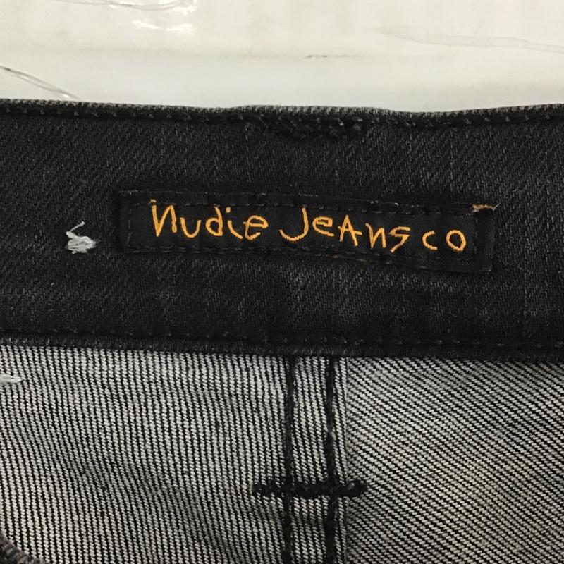 ヌーディージーンズ Nudie Jeans パンツ デニム、ジーンズ W30L32 30インチ 無地 黒 / ブラック /  メンズ USED 古着 中古 10105636