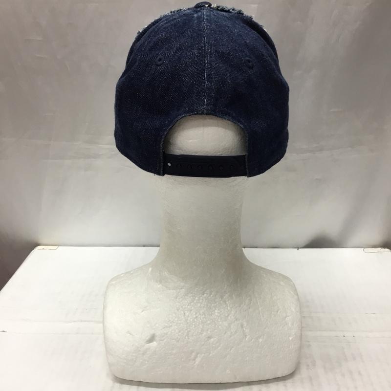 ニューエラ NEW ERA 帽子 キャップ デニム NYC ロゴ、文字 インディゴ / インディゴ /  メンズ USED 古着 中古 10112540