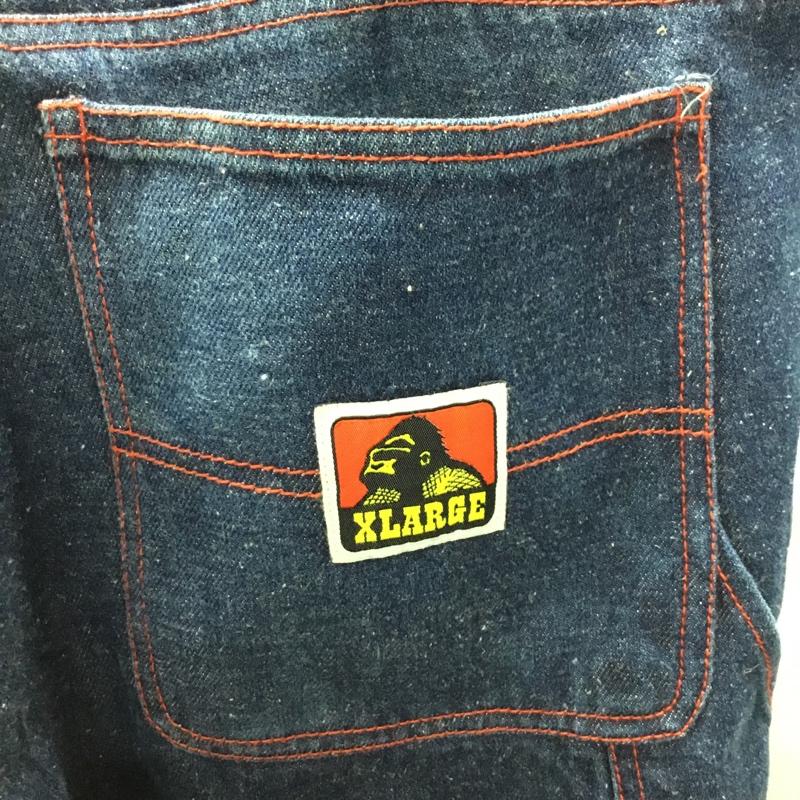 エクストララージ XLARGE パンツ ショートパンツ 短パン ハーフパンツ 32インチ 無地 インディゴ / インディゴ /  メンズ USED 古着 中古 10108742